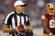 ARLINGTON, TX - SEPTEMBER 26: NFL referee, Ed Hochuli #85 at Cowboys Stadium on September 26, 2011 in Arlington, Texas. (Photo by Ronald Martinez/Getty Images)