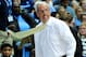 CHAPEL HILL, NC - DECEMBER 01: An angry coach Roy Williams of the North Carolina Tar Heels watches his team play against the UAB Blazers at the Dean Smith Center on December 1, 2012 in Chapel Hill, North Carolina. North Carolina won 102-84. (Photo by Grant Halverson/Getty Images)