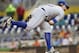 MIAMI, FL - OCTOBER 02: Pitcher R.A. Dickey #43 of the New York Mets throws against the Miami Marlins at Marlins Park on October 2, 2012 in Miami, Florida. (Photo by Marc Serota/Getty Images)