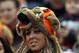 CLEVELAND, OH - DECEMBER 09: A fan watches the Cleveland Browns against the Kansas City Chiefs at Cleveland Browns Stadium on December 9, 2012 in Cleveland, Ohio. (Photo by Matt Sullivan/Getty Images)