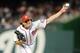 WASHINGTON, DC - SEPTEMBER 19: John Lannan #31 of the Washington Nationals pitches against the Los Angeles Dodgers at Nationals Park on September 19, 2012 in Washington, DC. (Photo by Greg Fiume/Getty Images)
