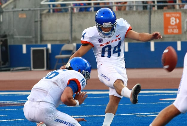 Boise State Kicker Michael Frisina Gets His First Championship Moment