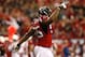 ATLANTA, GA - NOVEMBER 18: John Abraham #55 of the Atlanta Falcons reacts after a sack against the Arizona Cardinals at Georgia Dome on November 18, 2012 in Atlanta, Georgia. (Photo by Kevin C. Cox/Getty Images)
