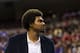 Nov 16, 2012; Philadelphia, PA, USA; Philadelphia 76ers center Andrew Bynum (33) during the third quarter against the Utah Jazz at the Wachovia Center. The Sixers defeated the Jazz 99-93. Mandatory Credit: Howard Smith-USA TODAY Sports