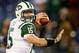 NASHVILLE, TN - DECEMBER 17: Quarterback Tim Tebow #15 of the New York Jets warms up prior to the game against the Tennessee Titans at LP Field on December 17, 2012 in Nashville, Tennessee. (Photo by Andy Lyons/Getty Images)