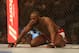 Sep 22, 2012; Toronto, ON, Canada; UFC fighter Jon Jones against fighter Vitor Belfort (not pictured) during a light heavyweight bout at UFC 152 at the Air Canada Centre. Mandatory Credit: Tom Szczerbowski-USA TODAY Sports