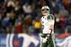 NASHVILLE, TN - DECEMBER 17: Quarterback Mark Sanchez #6 of the New York Jets walks off the field after a play in the fourth quarter against the Tennessee Titans at LP Field on December 17, 2012 in Nashville, Tennessee. (Photo by Andy Lyons/Getty Images)