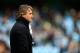 MANCHESTER, ENGLAND - DECEMBER 09: Manchester City Manager Roberto Mancini looks on prior to the Barclays Premier League match between Manchester City and Manchester United at the Etihad Stadium on December 9, 2012 in Manchester, England. (Photo by Clive Mason/Getty Images)