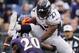 BALTIMORE, MD - DECEMBER 16: Running back Knowshon Moreno #27 of the Denver Broncos jumps over free safety Ed Reed #20 of the Baltimore Ravens while rushing the ball during the first half at M&T Bank Stadium on December 16, 2012 in Baltimore, Maryland. (Photo by Rob Carr/Getty Images)
