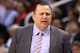 PHOENIX, AZ - NOVEMBER 14: Head coach Tom Thibodeau of the Chicago Bulls reacts during the NBA game against the Phoenix Suns at US Airways Center on November 14, 2012 in Phoenix, Arizona. The Bulls defeated the Suns 112-106 in overtime. NOTE TO USER: User expressly acknowledges and agrees that, by downloading and or using this photograph, User is consenting to the terms and conditions of the Getty Images License Agreement. (Photo by Christian Petersen/Getty Images)