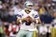 Dec 16, 2012; Arlington, TX, USA; Dallas Cowboys quarterback Tony Romo (9) throws a pass during the first half against the Pittsburgh Steelers at Cowboys Stadium. Mandatory Credit: Tim Heitman-USA TODAY Sports