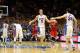 DURHAM, NC - NOVEMBER 28: Mason Plumlee #5 of the Duke Blue Devils reacts after scoring a basket with teammate Ryan Kelly #34 during their game against the Ohio State Buckeyes at Cameron Indoor Stadium on November 28, 2012 in Durham, North Carolina. (Photo by Streeter Lecka/Getty Images)