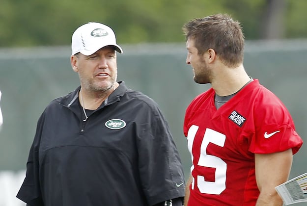 Rex Ryan on Tim Tebow's Future: 'We'll See What Happens'