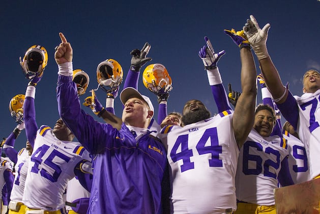Lucky Les Miles Might Be the Mad Hatter but He Belongs at LSU