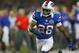 TORONTO, ON - DECEMBER 16: C.J. Spiller #28 of the Buffalo Bills runs against the Seattle Seahawks at Rogers Centre on December 16, 2012 in Toronto, Ontario, Canada. (Photo by Rick Stewart/Getty Images)