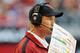 GLENDALE, AZ - DECEMBER 16: Head Coach Ken Whisenhunt of the Arizona Cardinals calls in a play against the Detroit Lions at University of Phoenix Stadium on December 16, 2012 in Glendale, Arizona. (Photo by Norm Hall/Getty Images)