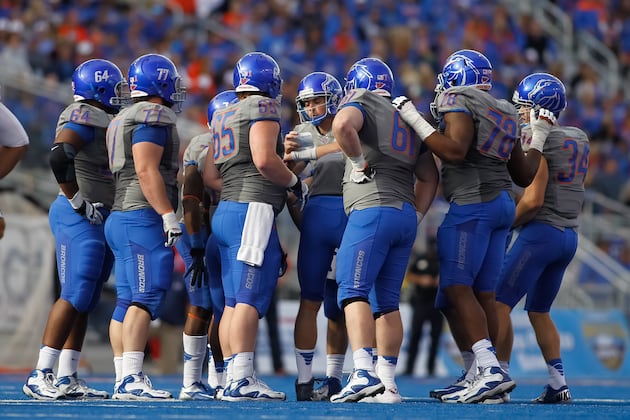Boise State Offensive Line Overcomes Slow Start to Produce Strong Season