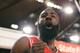 NEW YORK, NY - DECEMBER 17: James Harden #13 of the Houston Rockets celebrates after he drew the foul in the first quarter against the New York Knicks on December 17, 2012 at Madison Square Garden in New York City. NOTE TO USER: User expressly acknowledges and agrees that, by downloading and/or using this photograph, user is consenting to the terms and conditions of the Getty Images License Agreement. (Photo by Elsa/Getty Images)