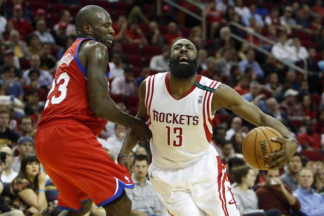 Harden Leads Rockets to Blowout Win vs. Sixers