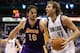 DALLAS, TX - MAY 08: Forward Dirk Nowitzki #41 of the Dallas Mavericks dribbles the ball against Pau Gasol #16 of the Los Angeles Lakers in Game Four of the Western Conference Semifinals during the 2011 NBA Playoffs on May 8, 2011 at American Airlines Center in Dallas, Texas. NOTE TO USER: User expressly acknowledges and agrees that, by downloading and or using this photograph, User is consenting to the terms and conditions of the Getty Images License Agreement. (Photo by Ronald Martinez/Getty Images)