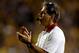 BATON ROUGE, LA - NOVEMBER 03: Coach Nick Saban of Alabama watches from the sidelines as his team plays LSU at Tiger Stadium on November 3, 2012 in Baton Rouge, Louisiana. (Photo by Matthew Stockman/Getty Images)