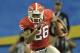 Dec 1, 2012; Atlanta, GA, USA; Georgia Bulldogs wide receiver Malcolm Mitchell (26) runs the ball against the Alabama Crimson Tide during the second quarter of the 2012 SEC Championship game at the Georgia Dome. Mandatory Credit: Paul Abell-USA TODAY Sports