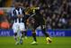 WEST BROMWICH, ENGLAND - NOVEMBER 17: Youssuf Mulumbu of West Brom battles Daniel Sturridge of Chelsea during the Barclays Premier League match between West Bromwich Albion and Chelsea at The Hawthorns on November 17, 2012 in West Bromwich, England. (Photo by Michael Regan/Getty Images)