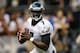 NEW ORLEANS, LA - NOVEMBER 05: Michael Vick #7 of the Philadelphia Eagles looks to throw a pass against the New Orleans Saints at Mercedes-Benz Superdome on November 5, 2012 in New Orleans, Louisiana. (Photo by Chris Graythen/Getty Images)