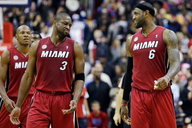 Superstar Gazing: Miami Heats LeBron James, Dwyane Wade Put on a Show