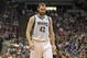 Dec 20, 2012; Minneapolis, MN, USA; Minnesota Timberwolves power forward Kevin Love (42) looks on during the second half against the Oklahoma City Thunder at Target Center. The Timberwolves won 99-93. Mandatory Credit: Jesse Johnson-USA TODAY Sports