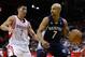 Oct 17, 2012; Houston, TX, USA; Memphis Grizzlies guard Jerryd Bayless (7, right) posts up Houston Rockets guard Jeremy Lin (7, left) during the first quarter at the Toyota Center. Mandatory Credit: Thomas Campbell-USA TODAY Sports
