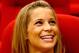 BEIJING - AUGUST 07: Alicia Sacramone of the U.S. Women's Gymnastics Team addresses the media during a press conference ahead of the Beijing 2008 Olympic Games at the Main Press Center on August 7, 2008 in Beijing, China. (Photo by Jeff Gross/Getty Images)