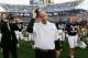 STATE COLLEGE, PA - SEPTEMBER 15: Head coach Bill O'Brien of the Penn State Nittany Lions walks off the field after defeating the Navy Midshipmen 34-7 at Beaver Stadium on September 15, 2012 in State College, Pennsylvania. (Photo by Rob Carr/Getty Images)