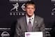 NEW YORK, NY - DECEMBER 08: Heisman finalists quarterback Collin Klein of the Kansas State Wildcats speaks during a press conference prior to the 78th Heisman Trophy Presentation at the Marriott Marquis on December 8, 2012 in New York City. (Photo by Mike Stobe/Getty Images)