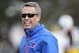 Oct 27, 2012; Laramie, WY, USA; Boise State Broncos head coach Chris Petersen before game against the Wyoming Cowboys at War Memorial Stadium. Mandatory Credit: Troy Babbitt-USA TODAY Sports