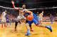 COLUMBUS, OH - DECEMBER 22: Travis Releford #24 of the Kansas Jayhawks drives the baseline around the defense of Deshaun Thomas #1 of the Ohio State Buckeyes in the first half on December 22, 2012 at Value City Arena in Columbus, Ohio. (Photo by Jamie Sabau/Getty Images)
