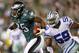 PHILADELPHIA, PA - NOVEMBER 11: Running back LeSean McCoy #25 of the Philadelphia Eagles runs past Ernie Sims #59 of the Dallas Cowboys during the fourth quarter in a game at Lincoln Financial Field on November 11, 2012 in Philadelphia, Pennsylvania. The Cowboys defeated the Eagles 38-23. (Photo by Rich Schultz /Getty Images)