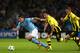 MANCHESTER, ENGLAND - OCTOBER 03: Sergio Aguero of Manchester City competes with Ilkay Gundogan and Sven Bender (R) of Borussia Dortmund during the UEFA Champions League Group D match between Manchester City and Borussia Dortmund at the Etihad Stadium on October 3, 2012 in Manchester, England. (Photo by Alex Livesey/Getty Images)