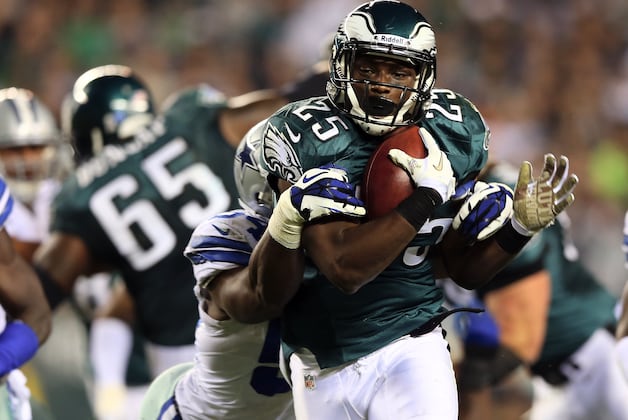 McCoy Inactive Today vs. Redskins