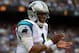 SAN DIEGO, CA - DECEMBER 16: Cam Newton #1 of the Carolina Panthers celebrates after scoring a touchdown against the San Diego Chargers on December 16, 2012 at Qualcomm Stadium in San Diego, California. (Photo by Donald Miralle/Getty Images)