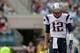 JACKSONVILLE, FL - DECEMBER 23: Tom Brady #12 of the New England Patriots looks on during a game against the Jacksonville Jaguars at EverBank Field on December 23, 2012 in Jacksonville, Florida. (Photo by Mike Ehrmann/Getty Images)