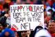 KANSAS CITY, MO - DECEMBER 23: A fan displays a sign during the game between the Indianapolis Colts and the Kansas City Chiefs at Arrowhead Stadium on December 23, 2012 in Kansas City, Missouri. (Photo by Jamie Squire/Getty Images)