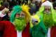 Norwich City fans get into the festive spirit during their December 22nd game vs West Bromwich Albion
