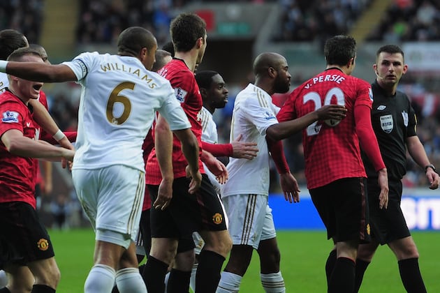 Ashley Williams Will Not Face FA Action over Robin Van Persie Incident