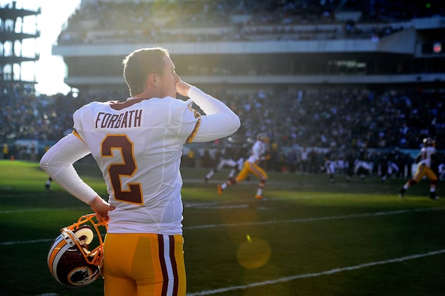 Redskins' Kai Forbath, Still Kicking Up a Storm, Sets NFL Record