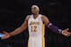 LOS ANGELES, CA - DECEMBER 02: Dwight Howard #12 of the Los Angeles Lakers reacts as he is called for a foul during a 113-103 loss to the Orlando Magic at Staples Center on December 2, 2012 in Los Angeles, California. NOTE TO USER: User expressly acknowledges and agrees that, by downloading and or using this photograph, User is consenting to the terms and conditions of the Getty Images License Agreement. (Photo by Harry How/Getty Images)