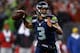 SEATTLE, WA - DECEMBER 23: Russell Wilson #3 of the Seattle Seahawks looks to pass against the San Francisco 49ers at Qwest Field on December 23, 2012 in Seattle, Washington. (Photo by Otto Greule Jr/Getty Images)