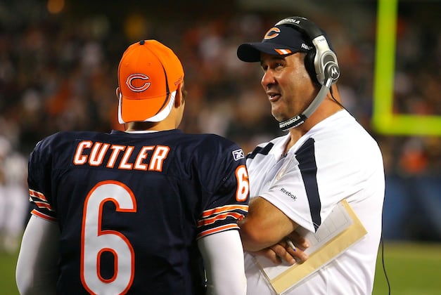 Jay Cutler Backs the Job of Bears Offensive Coordinator Mike Tice