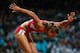 LONDON, ENGLAND - AUGUST 07: Lolo Jones of the United States competes in the Women's 100m Hurdles Semifinals on Day 11 of the London 2012 Olympic Games at Olympic Stadium on August 7, 2012 in London, England. (Photo by Jamie Squire/Getty Images)