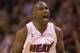 4 Feb 2001: Tim Hardaway #10 of the Miami Heat celebrates after making two straight 3-pointers during the second half against the New York Knicks at the American Airlines Arena in Miami, Florida. The Knicks won 103-100 in overtime. DIGITAL IMAGE. Mandatory Credit: Ezra Shaw/ALLSPORT. NOTE TO USER: It is expressly understood that the only rights Allsport are offering to license in this Photograph are one-time, non-exclusive editorial rights. No advertising or commercial uses of any kind may be made of Allsport photos. User acknowledges that it is aware that Allsport is an editorial sports agency and that NO RELEASES OF ANY TYPE ARE OBTAINED from the subjects contained in the photographs.